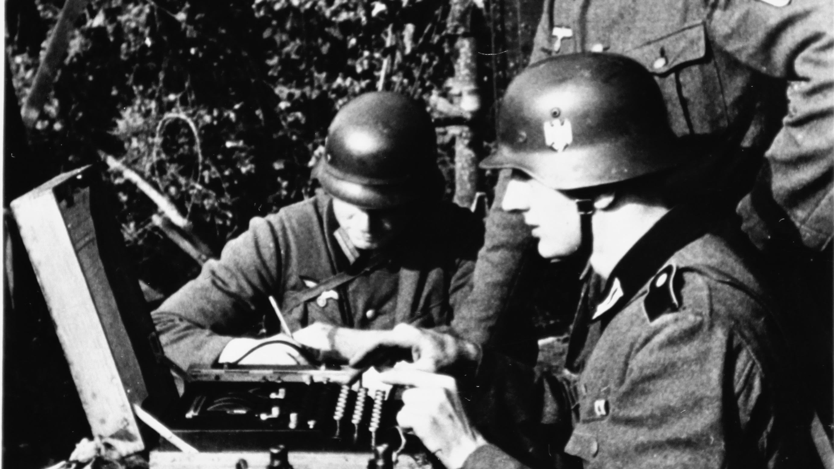 Germans using enigma code